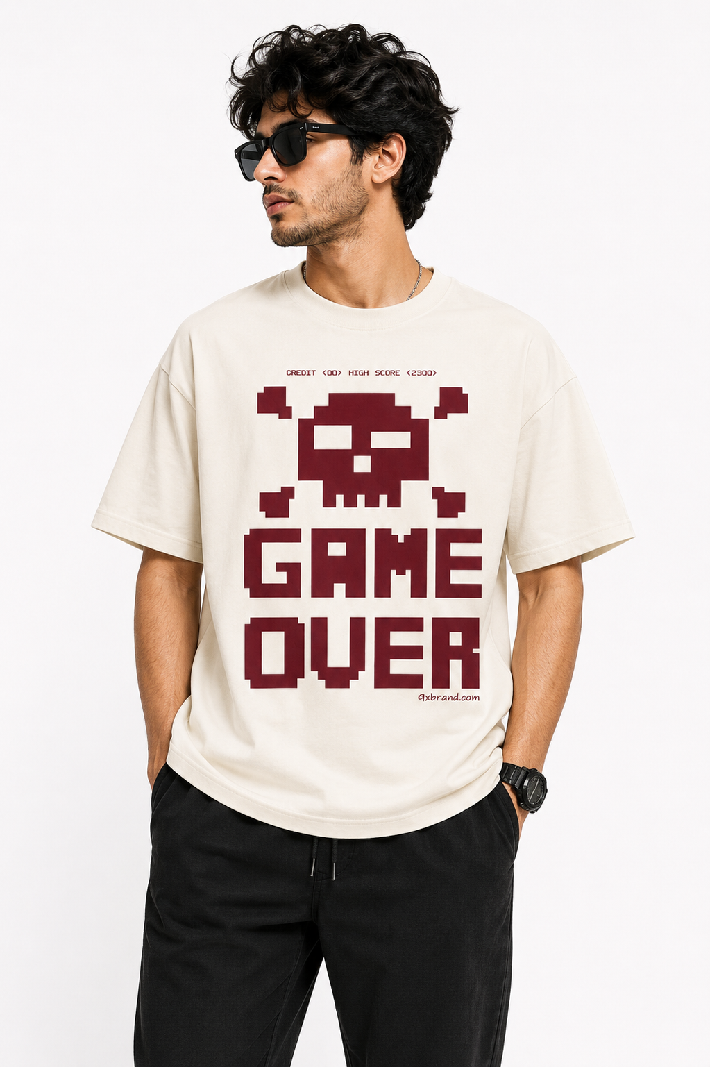 GAME OVER DROPPED T SHIRT
