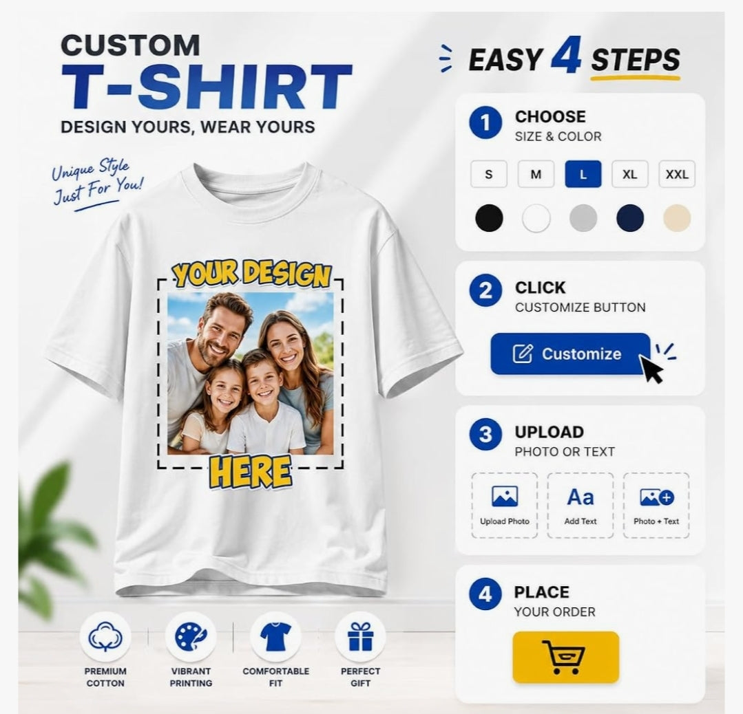 T SHIRT COUSTOMIZE