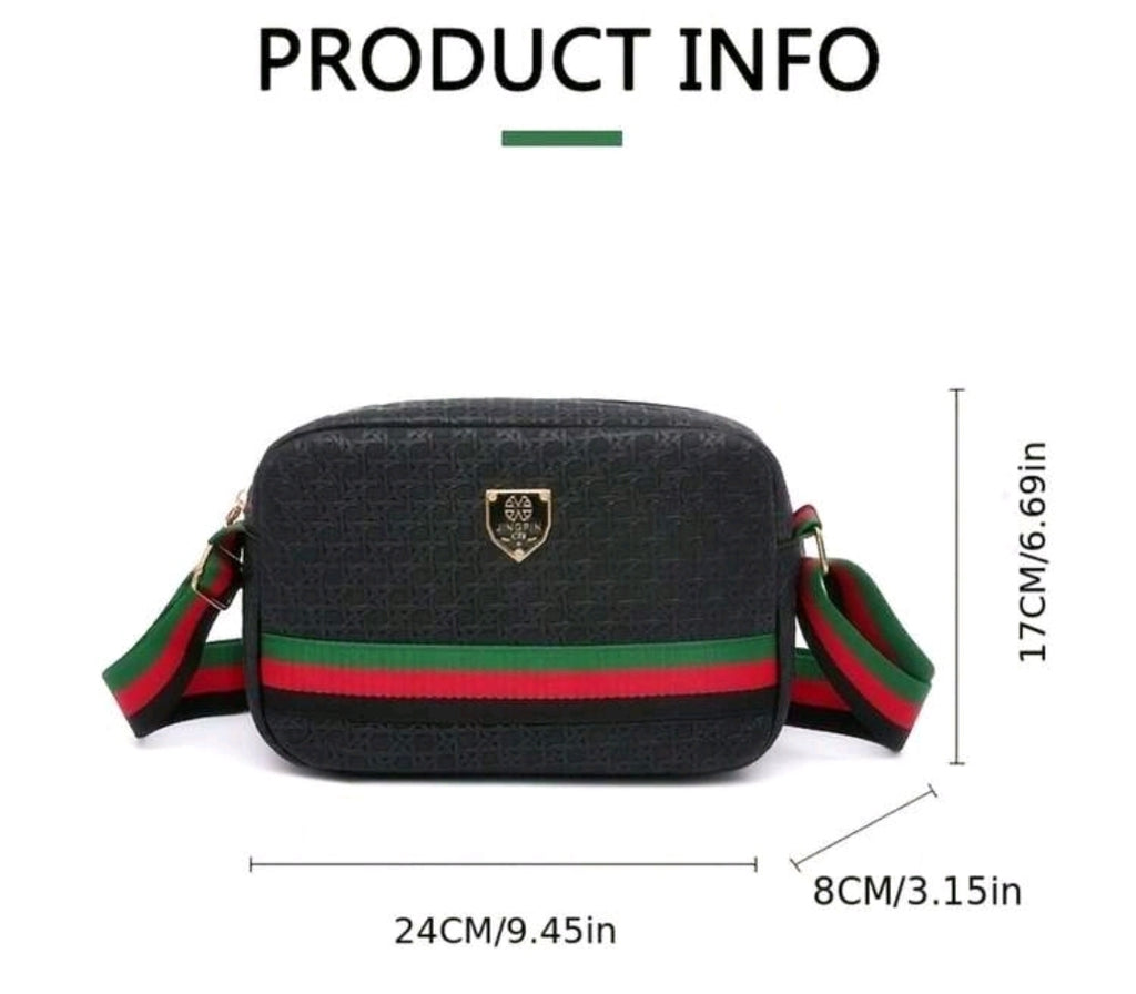Men's Stylish Crossbody Bag, Fashionable Versatile One Shoulder Bag, Woven Bird Nest Pattern Messenger Bag, British Style Commuter Bag For Men, Large Capacity Lightweight Outdoor Phone Bag, Wide Strap Design With Adjustable Length, Classic All-Season Vers